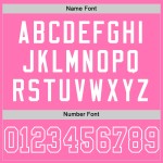 Custom Jersey Pink Mesh Pink-White Authentic Football