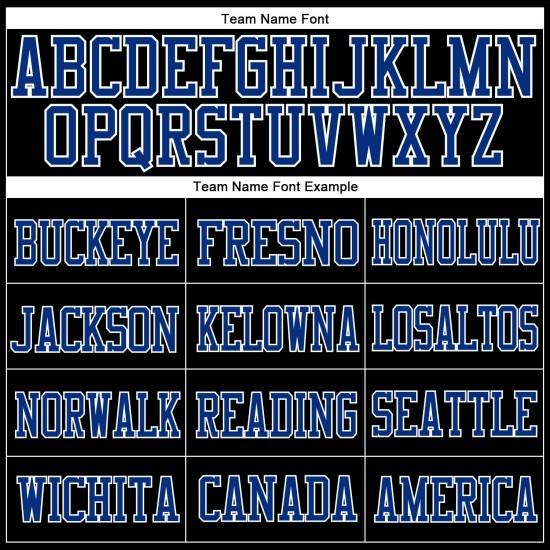 Custom Mesh Football Black Royal-White Jersey Authentic