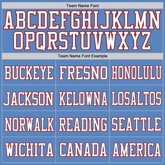 Authentic Mesh White-Red Light Blue Jersey Football Custom Authentic Mesh White-Red Light Blue Jersey Football Custom