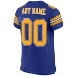 Authentic Gold-White Jersey Custom Royal Mesh Football