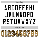 White Authentic Custom Old Jersey Gold-Black Football Mesh