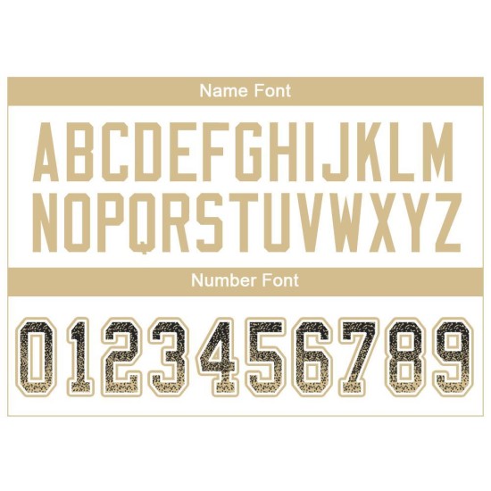 Vegas Football Gold-White Mesh Fashion Drift Custom Black Jersey