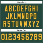 Gold Custom Football Jersey Green Authentic Mesh