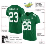 White Authentic Green Kelly Mesh Jersey Football Custom White Authentic Green Kelly Mesh Jersey Football Custom