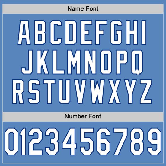 Football Blue Custom Mesh Light Jersey Authentic White-Royal