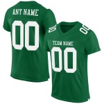 White Authentic Green Kelly Mesh Jersey Football Custom White Authentic Green Kelly Mesh Jersey Football Custom
