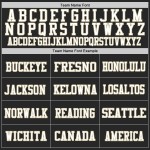 Vegas Football Gold-White Authentic Custom Black Mesh Jersey